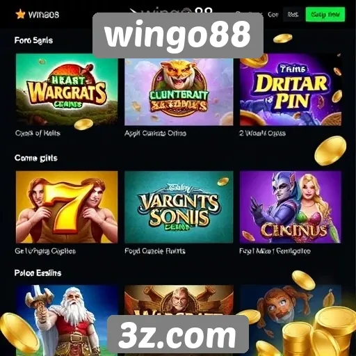 Análise dos jogos disponíveis no site wingo88